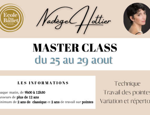 MASTER CLASS Par Nadège Hottier